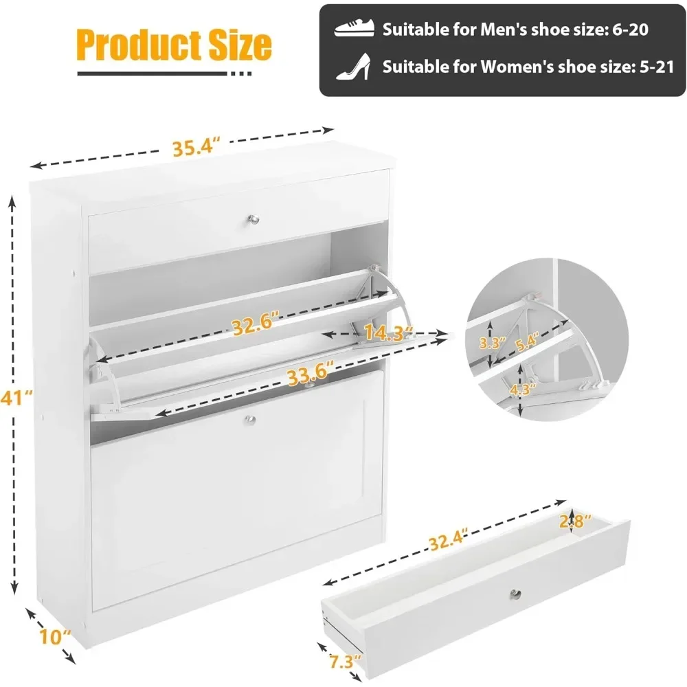 Shoe Cabinets, 35.4