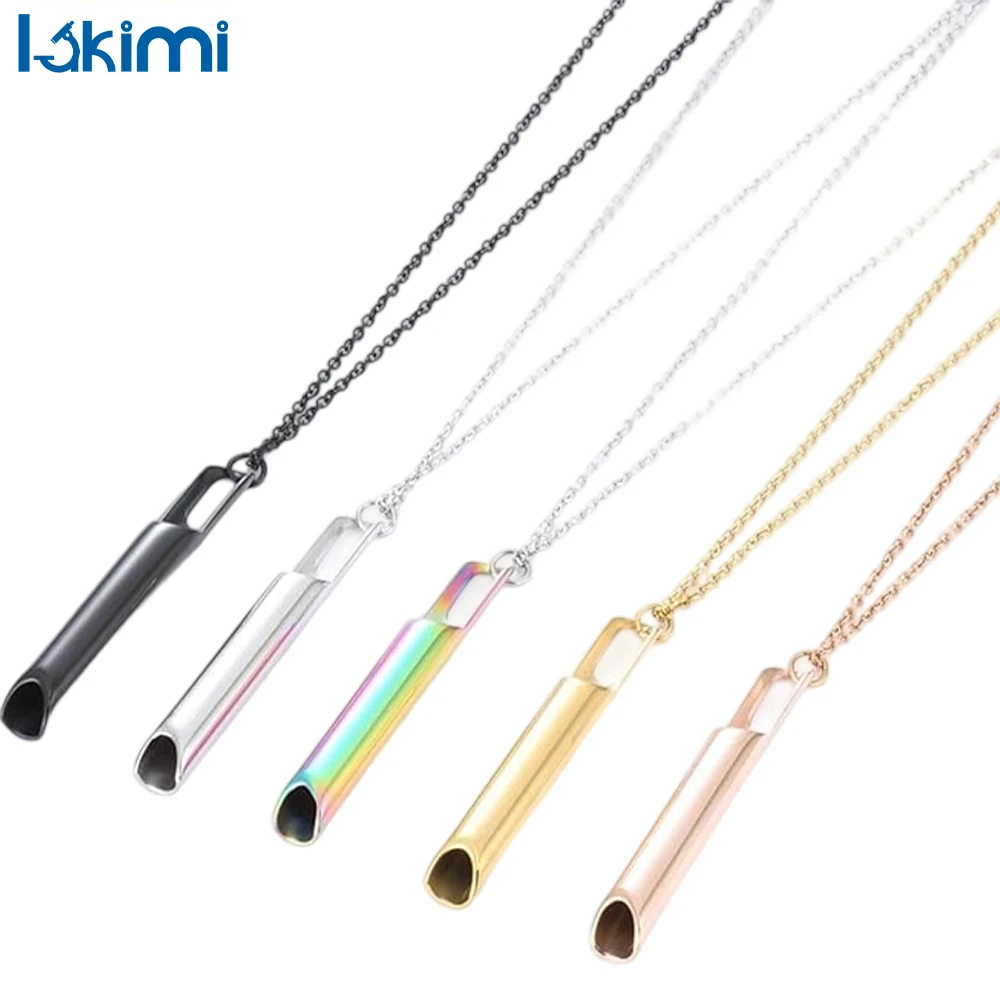 Breathable necklace with filter cotton, smoking cessation meditation pendant LK-AA569