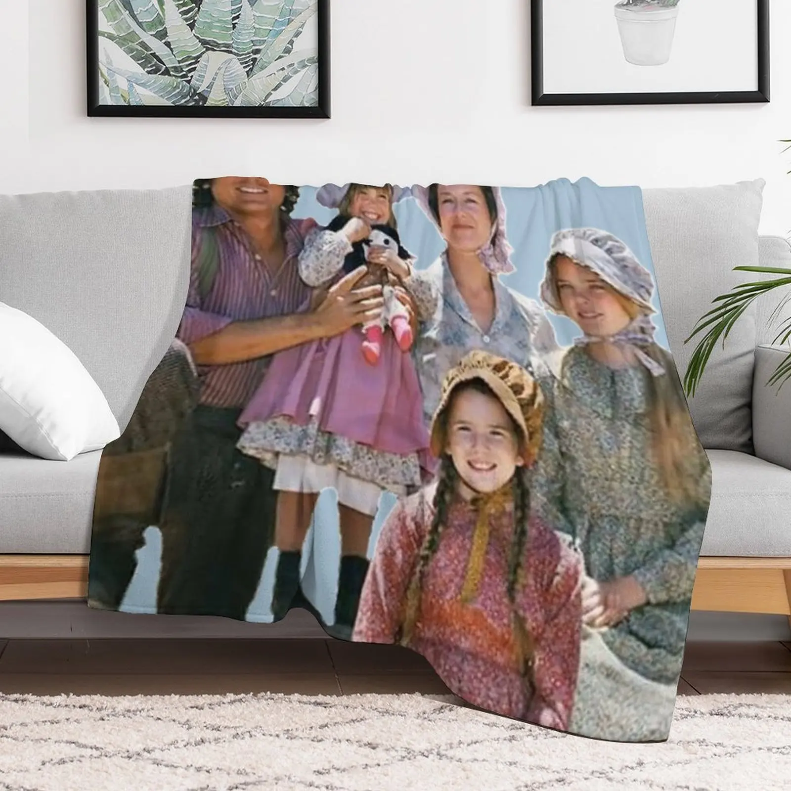 

Little house on the prairie, the ingalls Throw Blanket Multi-Purpose Softest Summer Beddings Blankets