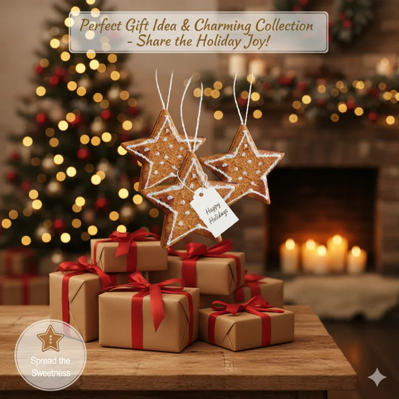 

Christmas Decoration Foam Hanging Pendants Snowflake Star Tree Gingerbread Candy Shaped Ornaments For Home Party Festive Display