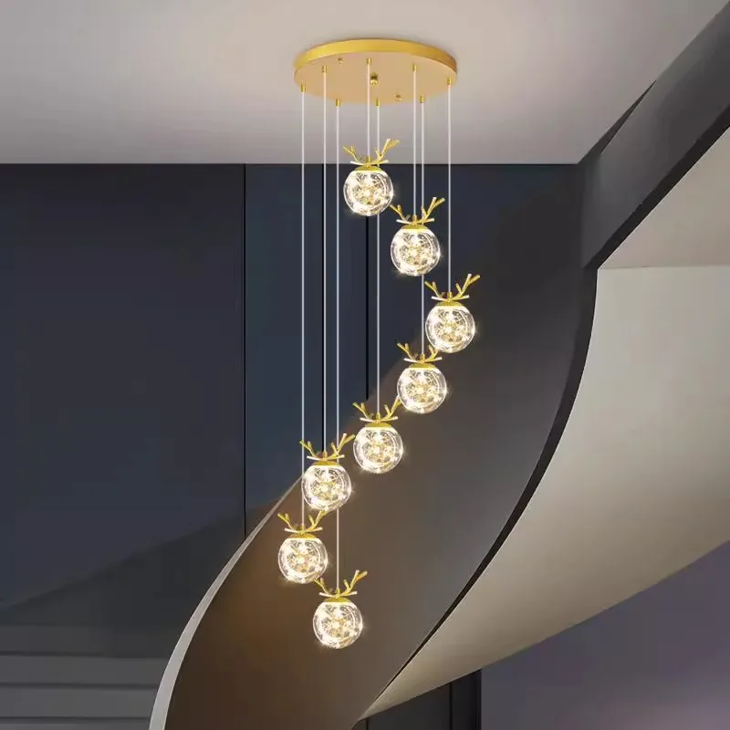 Nordic Home Decor Lustres para Sala de Jantar, Lustre Pendant Lights, Lâmpadas de suspensão, Luminária de teto, Iluminação interior