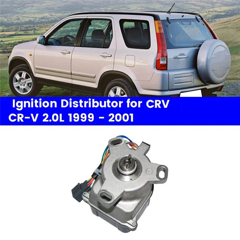 

Car Ignition Distributor Assembly 30100-P6T-T01 For Honda CRV CR-V 1999-2001 2.0L DOHC Ignition Sensor 30100P6TT01
