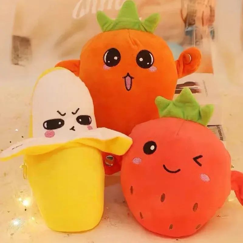 フルーツバナナ クリエイティブ 異常音楽誘導玩具 リズム 親子インタラクティブぬいぐるみ 視覚能力を育む