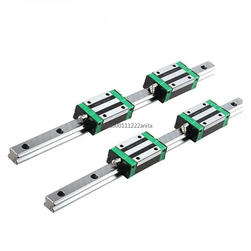 2PC HGR20 Linear Square Rail+4PC HGH20CA Slides Carriage+1PC SFU1605 Ball Screw+BK/BF12 End Support+Coupling+Nut Housing CNC Set