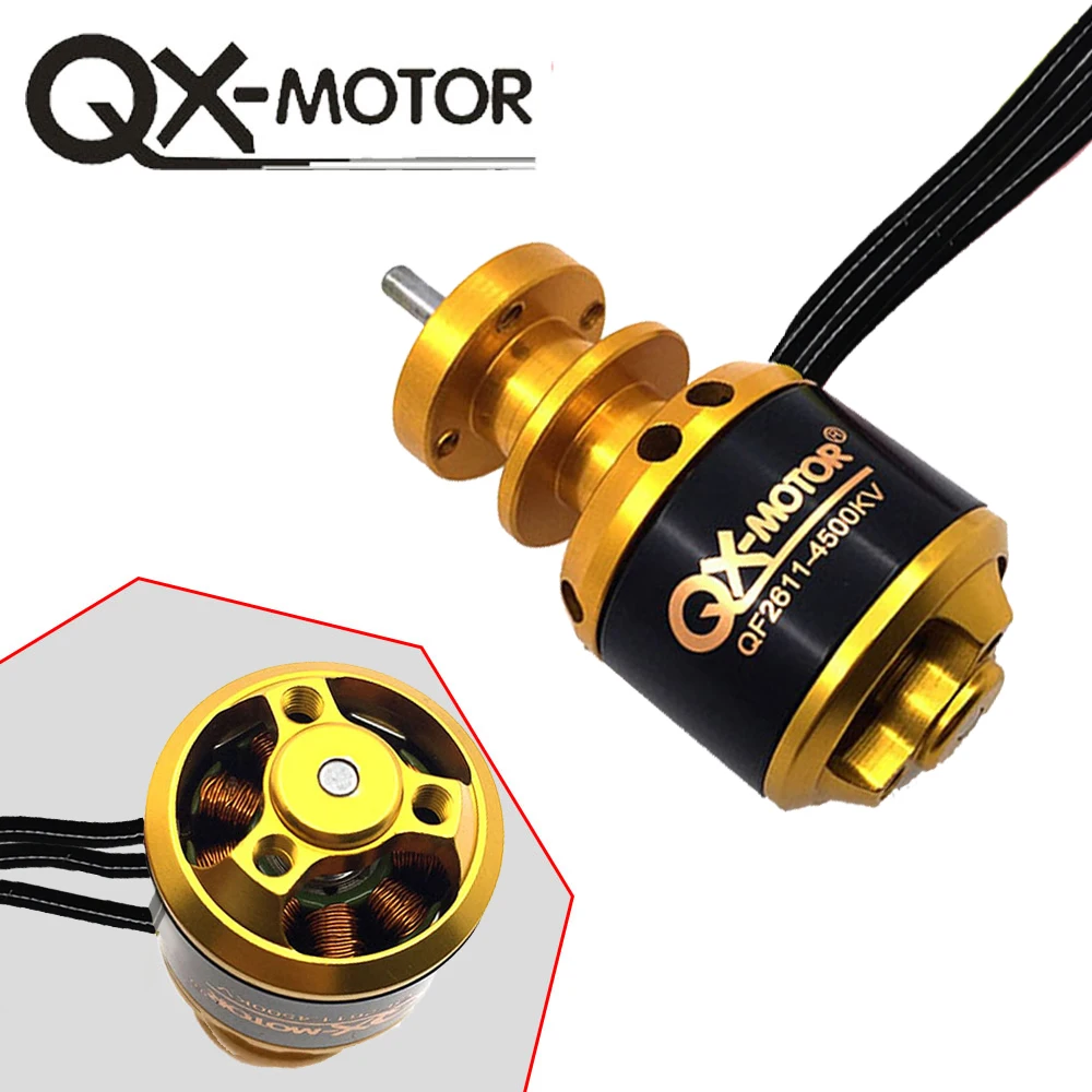 

QX-MOTOR QF2611 4500kv 3300/3500/4000/4600/5000kv 3S бесщеточный двигатель для радиоуправляемого самолета 64mm Ducted Fan Jet EDF DIY Drone Parts