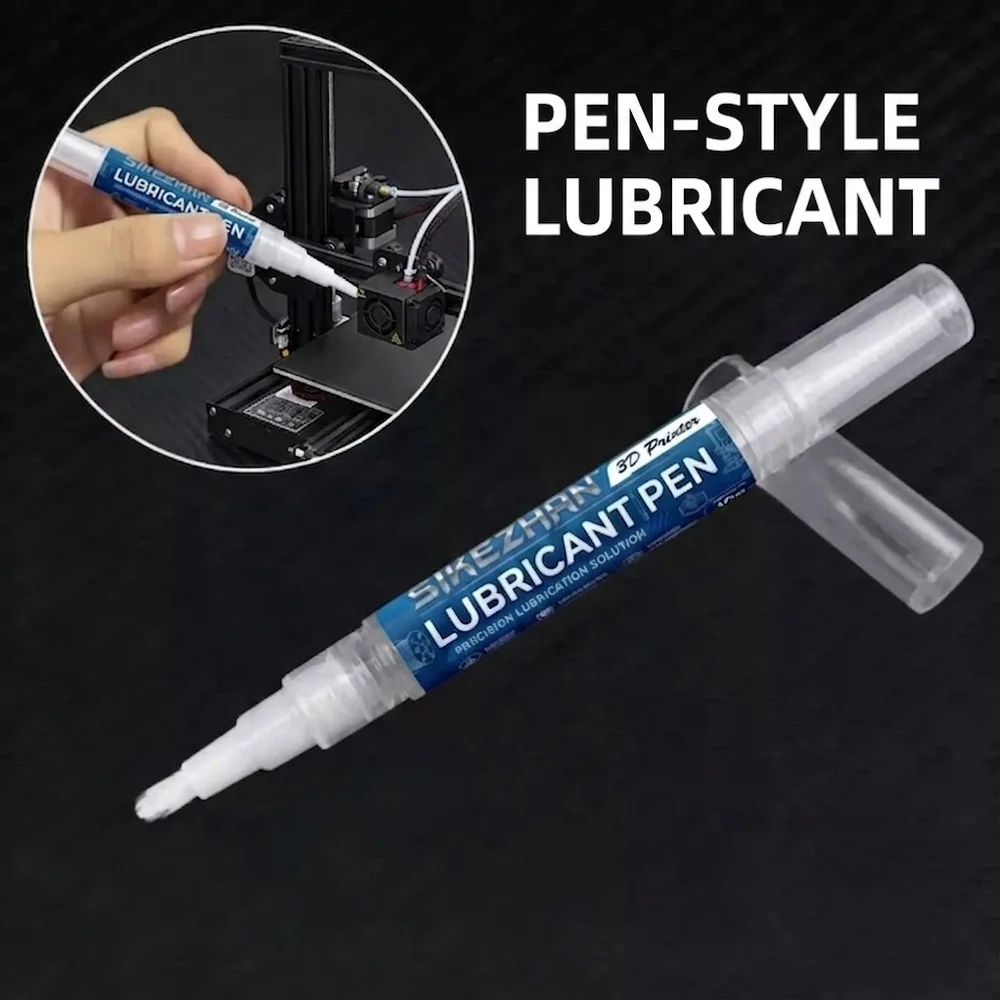 10ml 3D Printer Lubricant Pen Precision Rail Gear Lead Screw Bearing Grease Maintenance Oil Applicator Stick for 3D Printer Pens