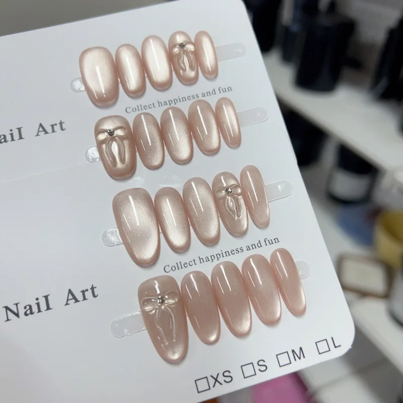 10-pcs-artesanal-imprensa-em-unhas-nu-olho-de-gato-reutilizavel-adesivo-dicas-de-unhas-arco-3d-simples-doce-unhas-falsas-com-cola-stick-on-unhas