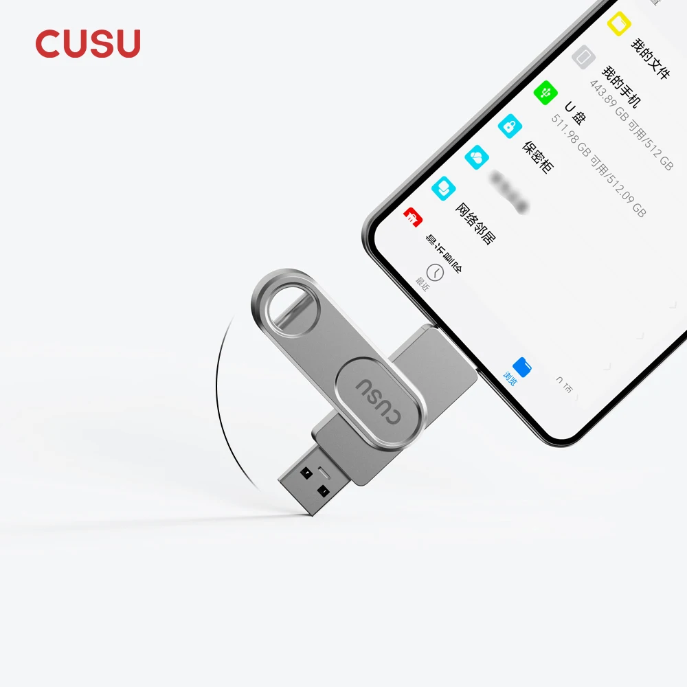 

CUSU Metal USB 3.2 Memoria Pen Drive 512GB Pendrive USB Flash Drive 256GB 128GB High Speed USB Solid State Memory