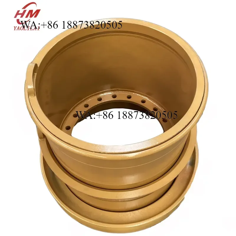 for OTR Heavy Steel Caterpillar Wheel Engineering Rims Mini Double Slip Loader Shovel 26.5-25 22.0 3.0-25 Steel Rims New