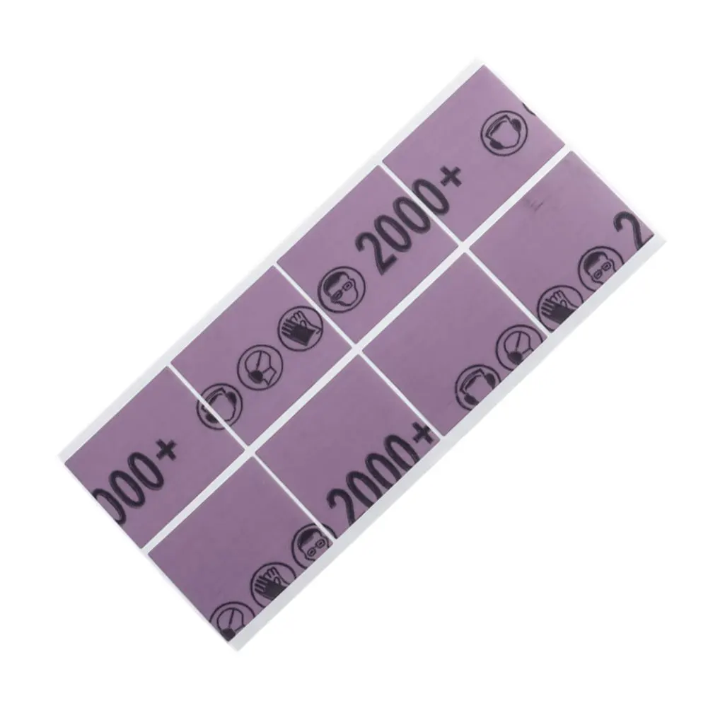 4Pcs Wet Dry Sandpaper Set 800 1200 1500 2000 Grit for Vehicle Paint Correction Wood Prep Plastic Polishing Metal