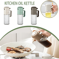 Home Kitchen Spray Bottle Olive Oil Mist Fryer Glass Oil Bottle Press Thickened Leak-proof Oil Spray Bottle