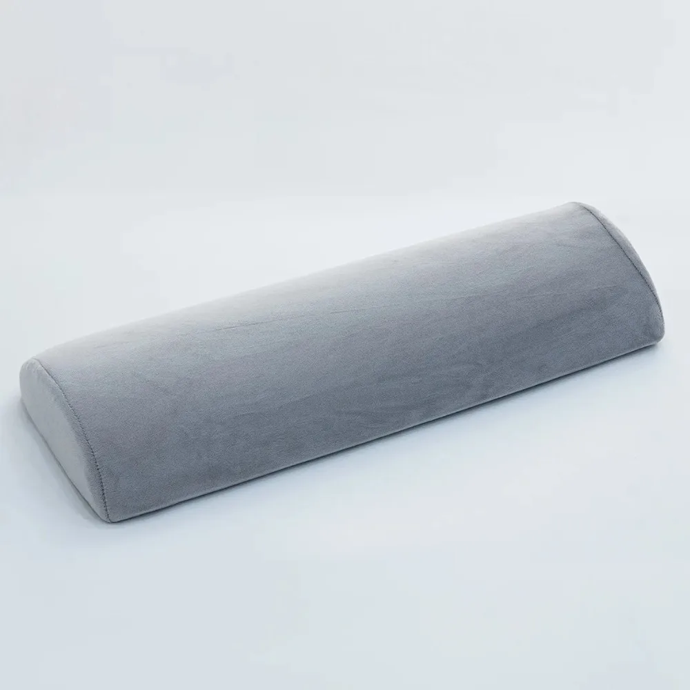 New Polyester Half Moon Bolster Pillow Ergonomic Design Cotton Ankle Support Pillow Soft Versatile Use Lower Back Support Pillow