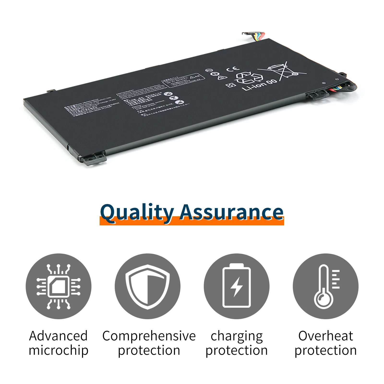 HB4593J6ECW Laptop Battery for Huawei MateBook 13 2020 WRT-W19 WRT-W29 WRT-WX9 I7 HN-W19L 11.4V 41.7Wh 3660mAh