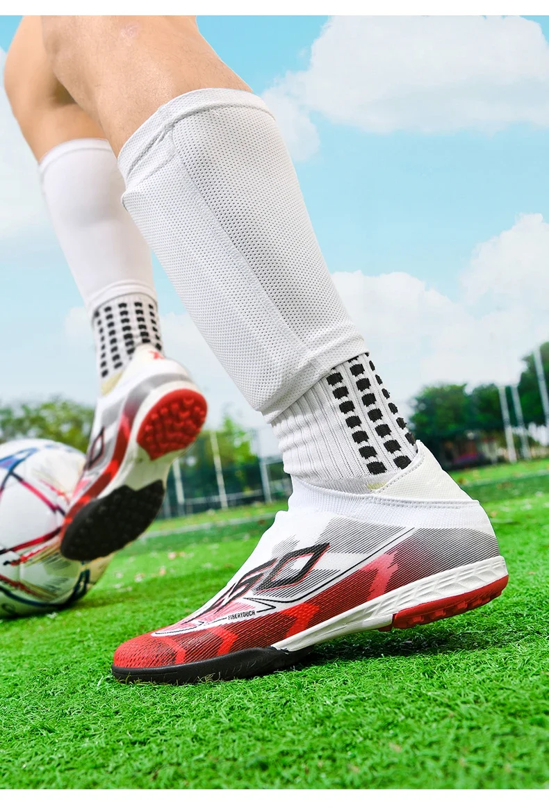 Herren Original Fußballschuhe Hochwertige Atmungsaktive Ultraleichte Profi-Fußballschuhe für Spielfeld und Training – Detail 24
