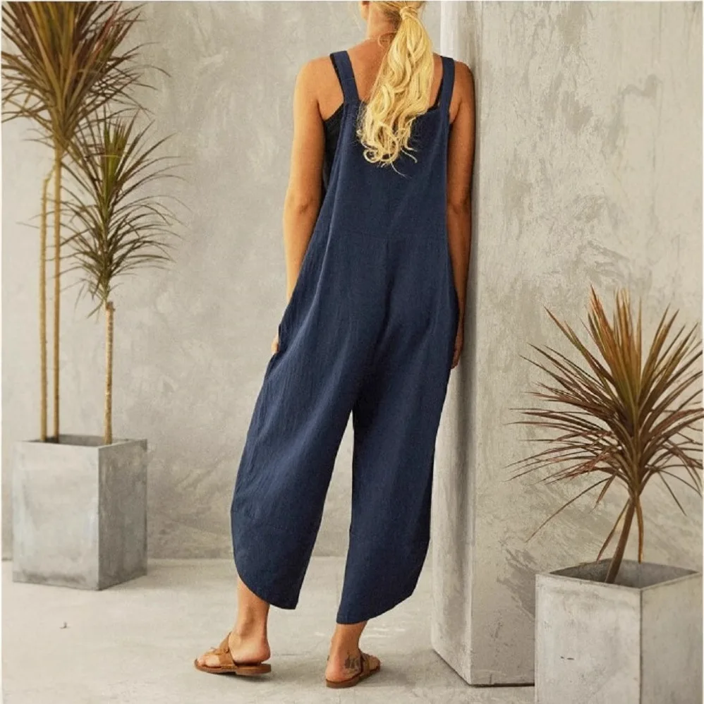 Women's  Color Casual Nine Point Overalls High Waist Slim Fit Long Pants Knitted Cotton Ultra Thin Winter Faion