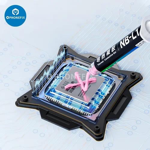 XZZ NB-L1 6.0W/mk Thermal Silicone Grease Gel For Laptop Notebook CPU GPU VGA Card Cooler Heat Sinks Conductive Silicone Plaster
