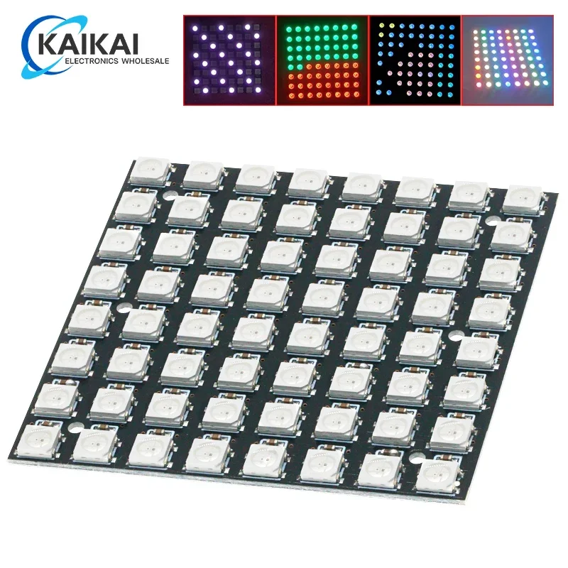 WS2812 LED 5050 RGB 8x8 64 LED Matrix for Arduino