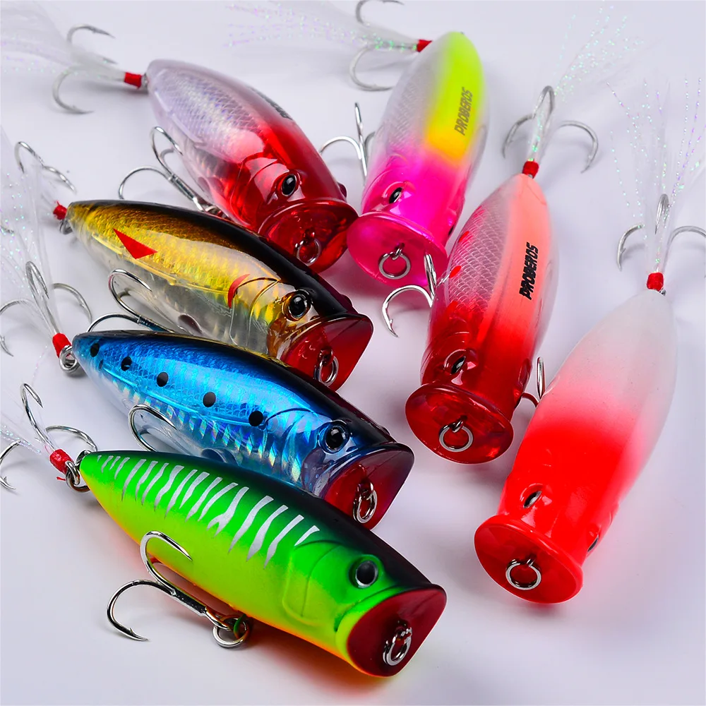 

Lure fishing bait 8.5cm 19.5g, Okin Blood trough hook lure fishing bait Floating water wave flat bionic plastic artificial bait
