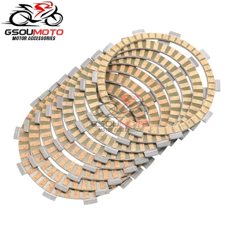 Paper-based Engine Carbon Clutch Friction Plates Kit For HONDA CBR600 CBR600RR F5 F2 F3 F4 CBR900RR CBR954 919 CBR919 CBR600FR