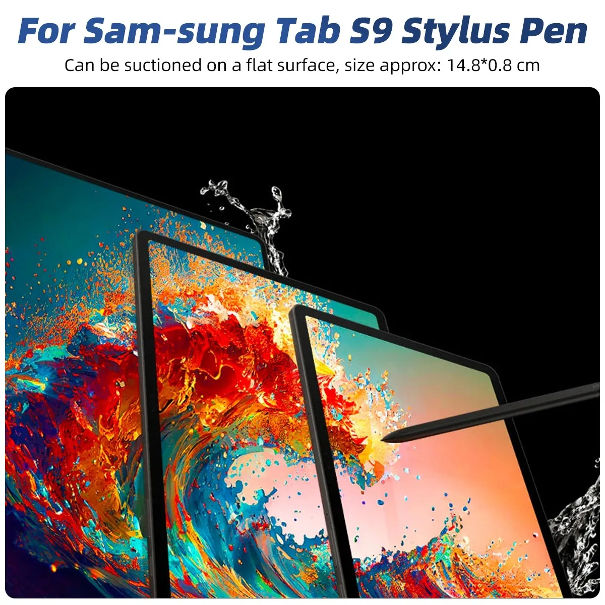 Non-Bluetooth S Pen Replacement Stylus for Samsung Tab S9 Series S9 Ultra FE FE+, Model SM-X910/X516/X610/X710