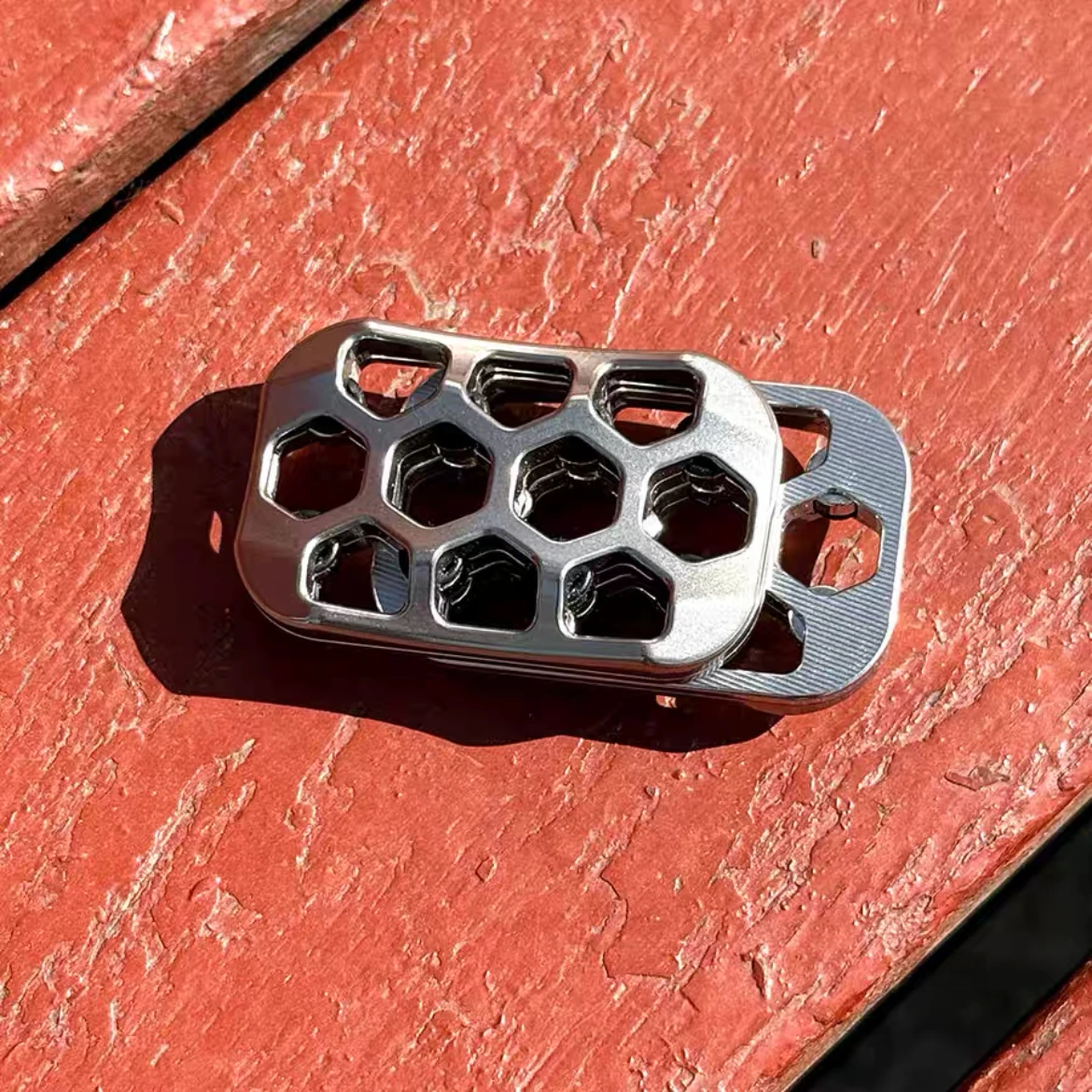 지르코늄 티타늄 합금 할로우 두꺼비 EDC Fidget Spinner 슬라이더 금속 안티 스트레스 감각 ADHD 초점 도구 Fidgeting Toys