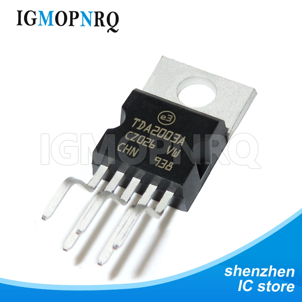 10PCS TDA2003 TDA2003A TO-220 amplifier chip single supply TDA2003 TDA2030 TDA2050