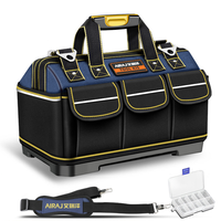 AIRAJ Multifunctional Tool Bags 1680D Oxford Cloth Electrician Bags Waterproof and Wear-Resistant High Capacity Storage Bags