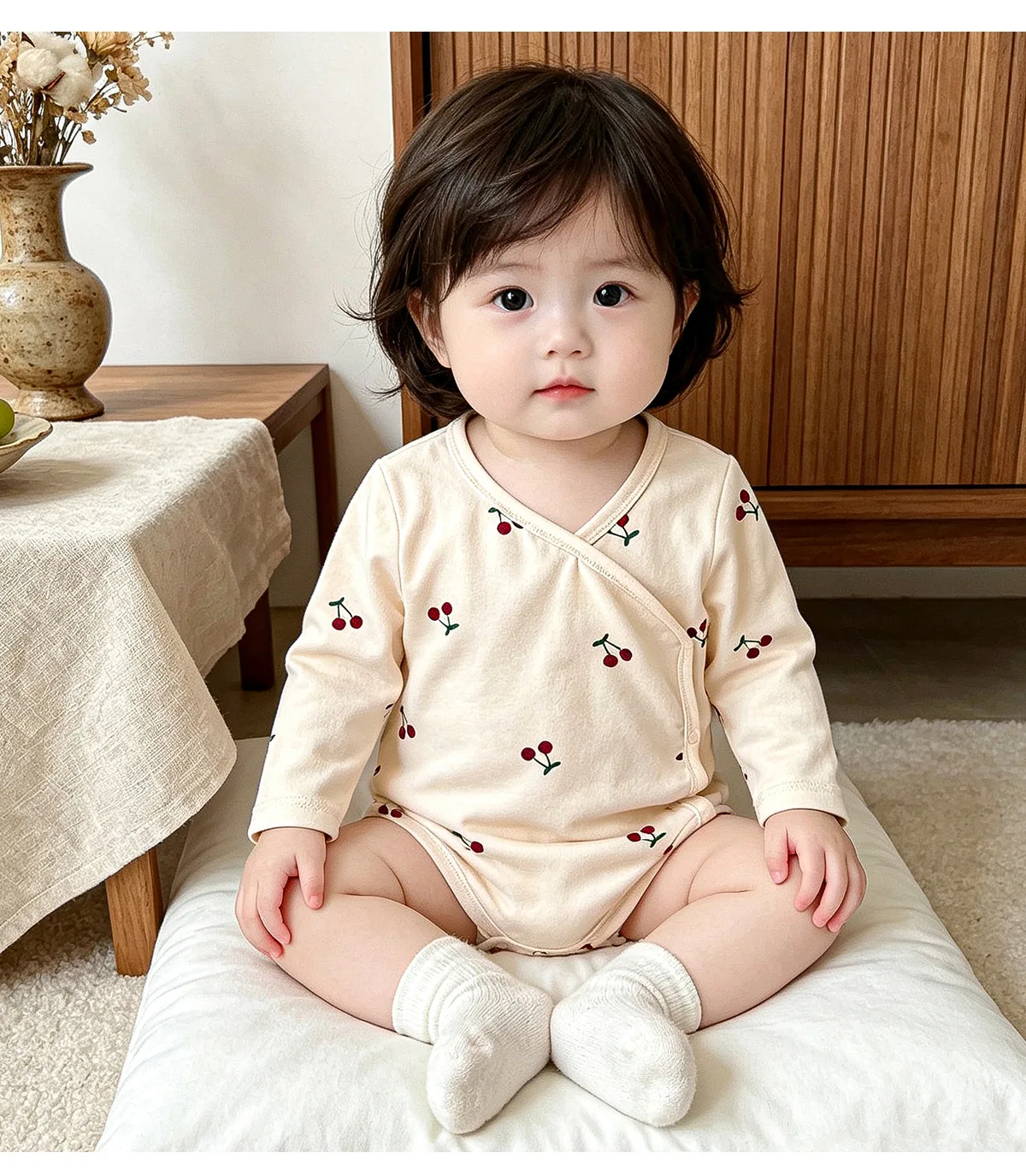 Little Baby Boys and Girls Cotton Onesie 2026 New Floral Clothes Boys Girls Long Sleeve Bodysuit Soft Skin Friendly Romper