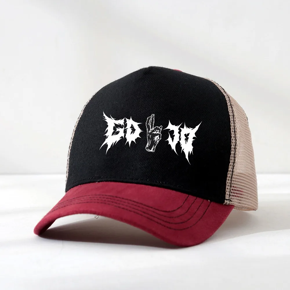 

goco Anime Berserk Logo hat Baseball Cap for Men Women Hip Hop Peaked Caps Outdoor Sport Adjustable Net Breathable trucker hats