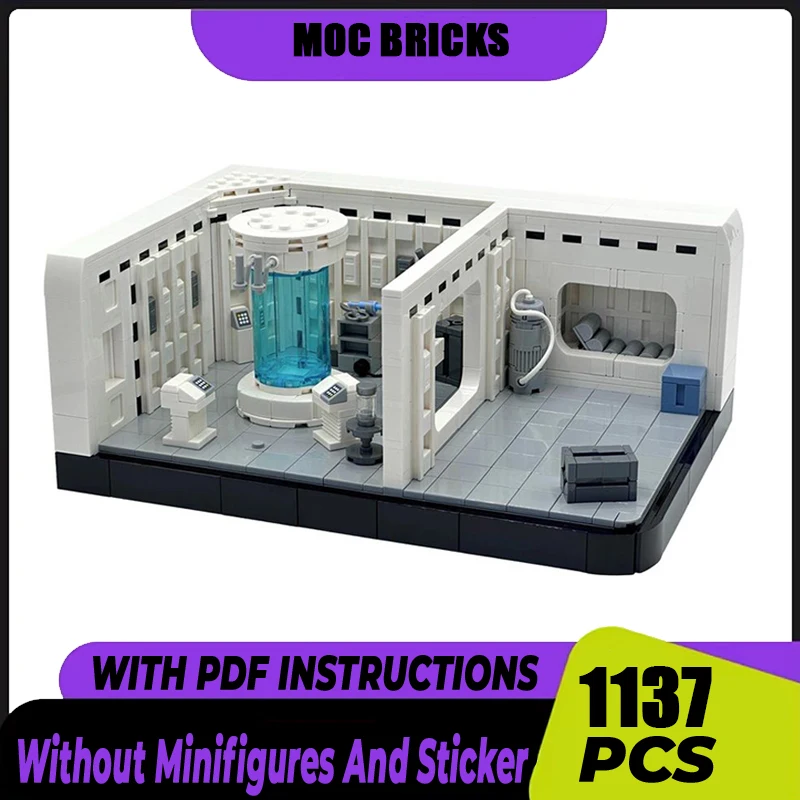 

Star Movie Series Moc Building Bricks Echo Base Medical Bay Model Building Technology Modular Blocks Construstion Toy Gifts