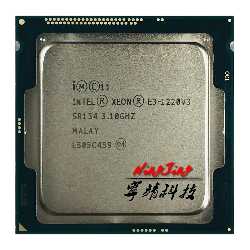 Intel Used Xeon E3-1220 v3 E3 1220v3 E3 1220 v3 3.1 GHz Quad-Core Quad-Thread CPU  80W LGA 1150