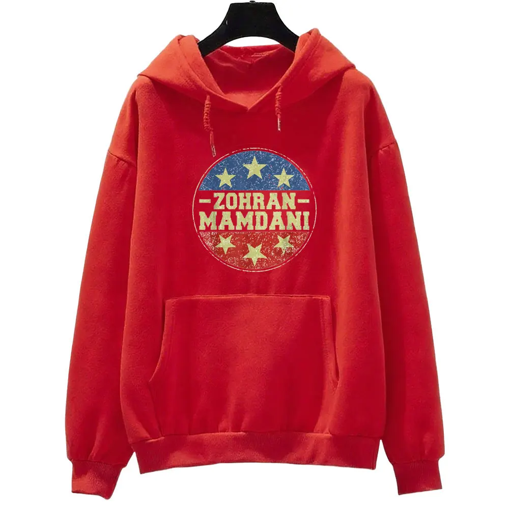 Zohran Mamdani 2025 NYC's First Muslim Mayor Progressive Democrats Men Hoodies Zohran for New York City DSA Unisex Hoodies