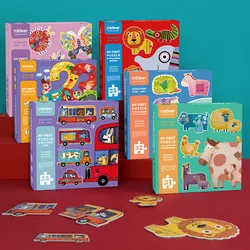 Mideer Big Piece Puzzle Crianças Jogo Básico de Treinamento Cognição Brinquedos Educativos Especial Projetado Para Iniciantes Baby Kids Presentes