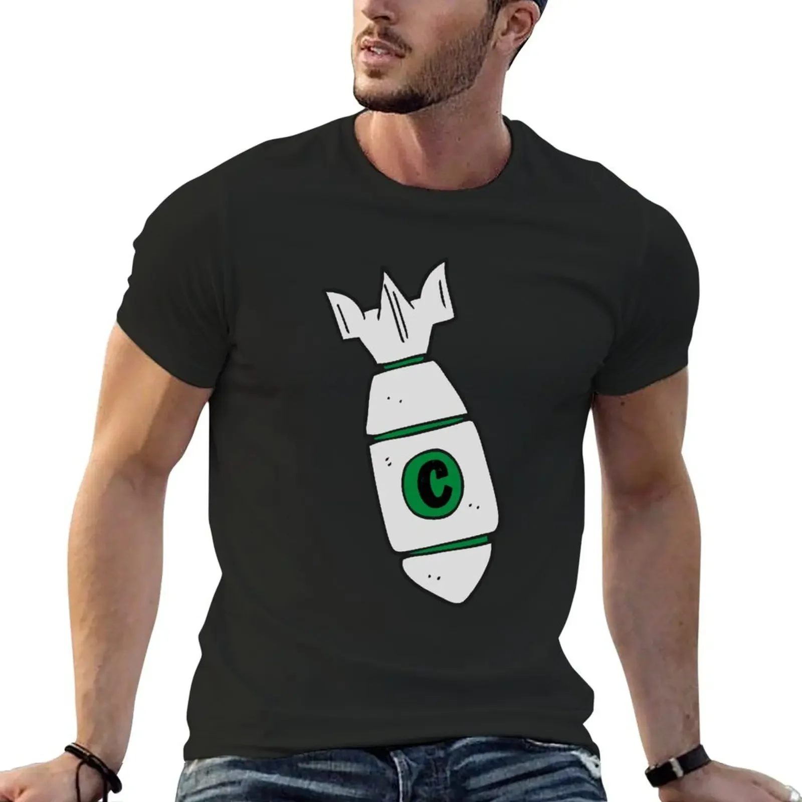 Drop the C-Bomb T-Shirt summer top customs anime shirts men