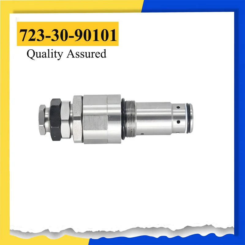 for Komatsu Main Relief Valve723-30-90101 723-30-50101 723-30-90400 PC100-6 PC120-6 PC120-6E PC130-6 Excavator Parts