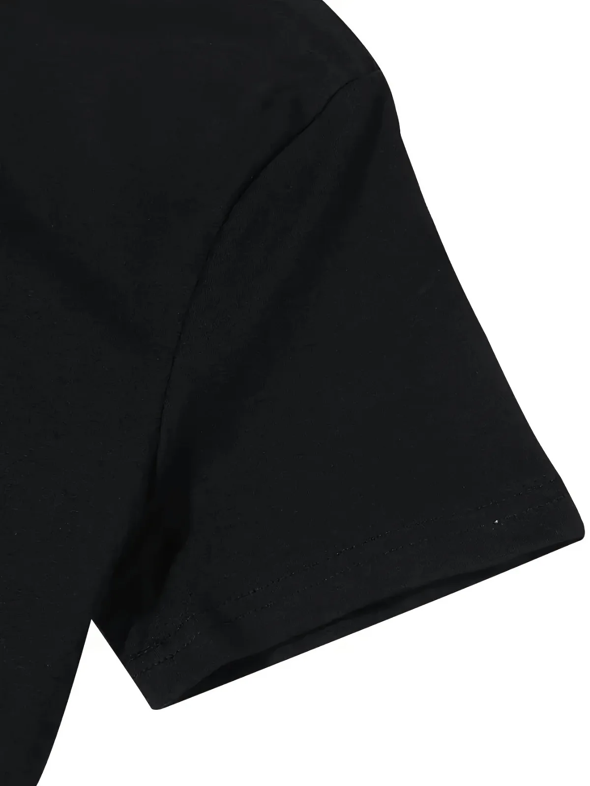 เสื้อยืดแขนสั้นคอกลมแขนสั้นลายตัวอักษรสีขาวและสีแดงหนาของผู้หญิงซักด้วยเครื่องได้สบายพอดีทุกฤดูกาล