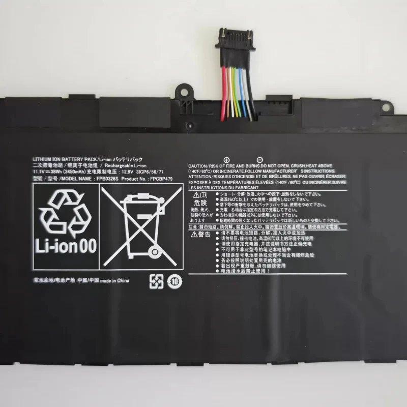 11.1V 38Wh 3420mAh Model FPB0349S FPB0326S FPCBP479 battery For Fujitsu Stylistic Q616 Q665 Q738 Q739 laptop