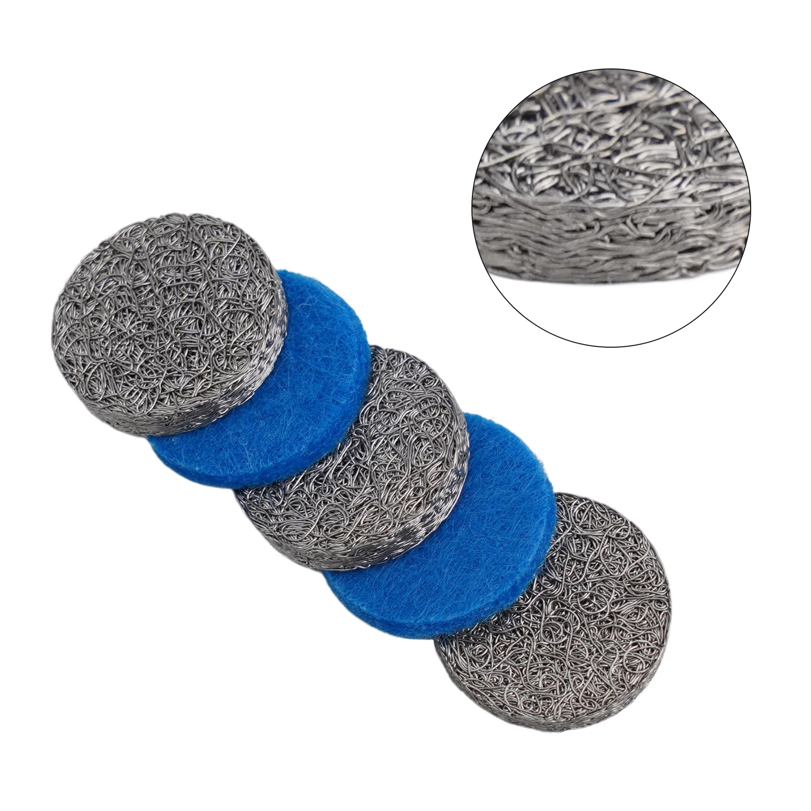 For Pressure Cleaner Filter Filtering Net: 5-Layer Blue Silver For PA Tank Foam Machine Foam Lance Mesh Filter