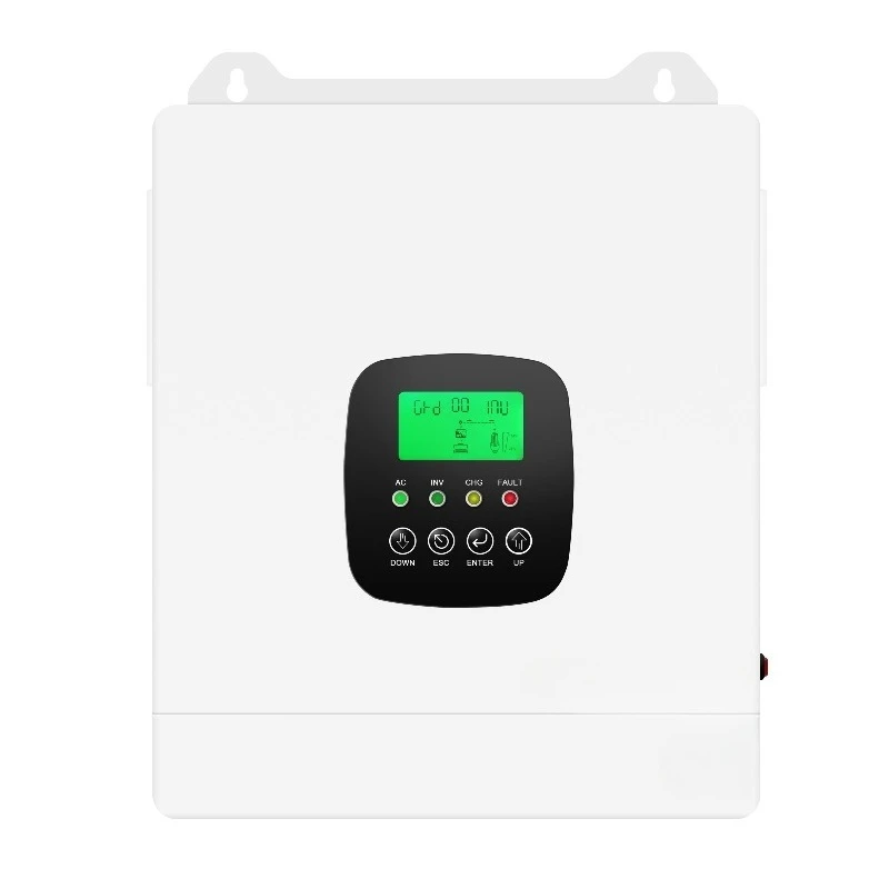 12.3KW Hybrid Solar Inverter On/Off Grid Lithium Single DC/AC 48V Input 220V-240V 94% Efficiency Home Use LCD