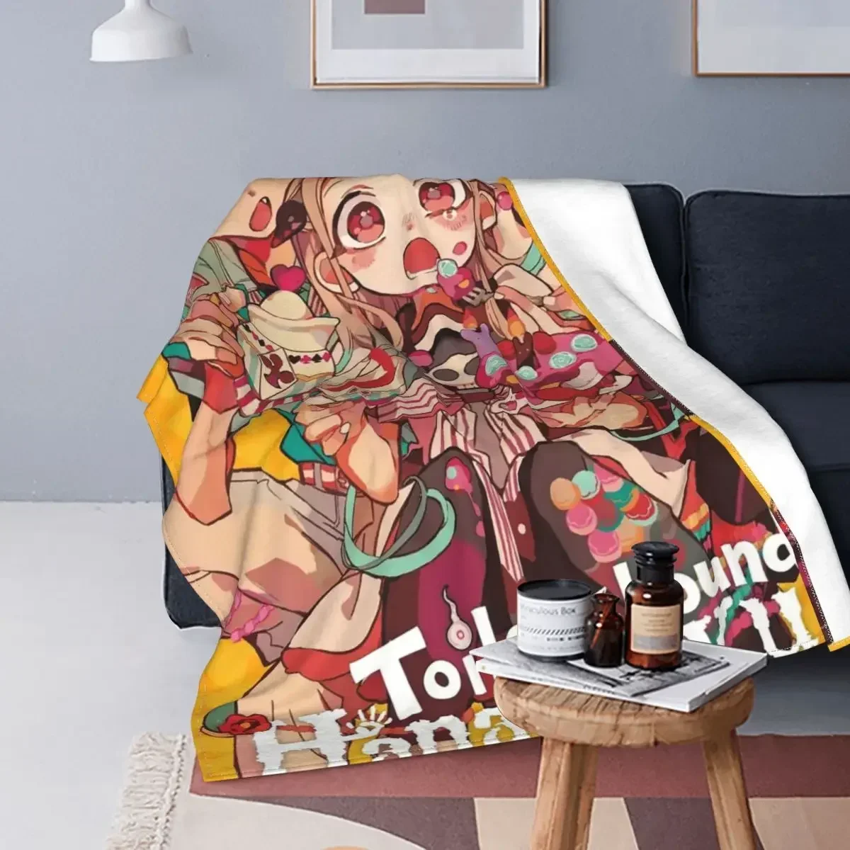 Manta Jibaku Shounen Hanako Kun, manta de forro polar, impresionante, suave, para cama, sofá, decoración textil