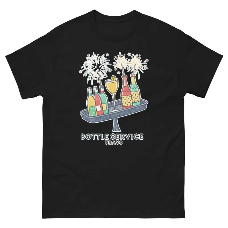 Bottle Service Trays Nightclub Bar Nightlife Party T Shirt