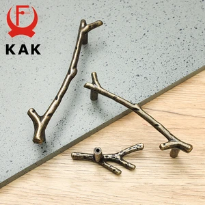 Kak-Tree Branch-Griffmöbel, Küchenkabel, Schubladengriffe, Ziehtür, Hardware, Schwarz, Silber, Bronze, 96 mm, 128 mm, Mode 10 Hauptverkaufsschubladen Silber - №8