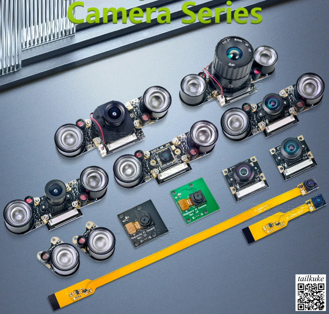 5MP Camera Module for Raspberry Pi 4 & 5 (OV5647, CSI Interface)