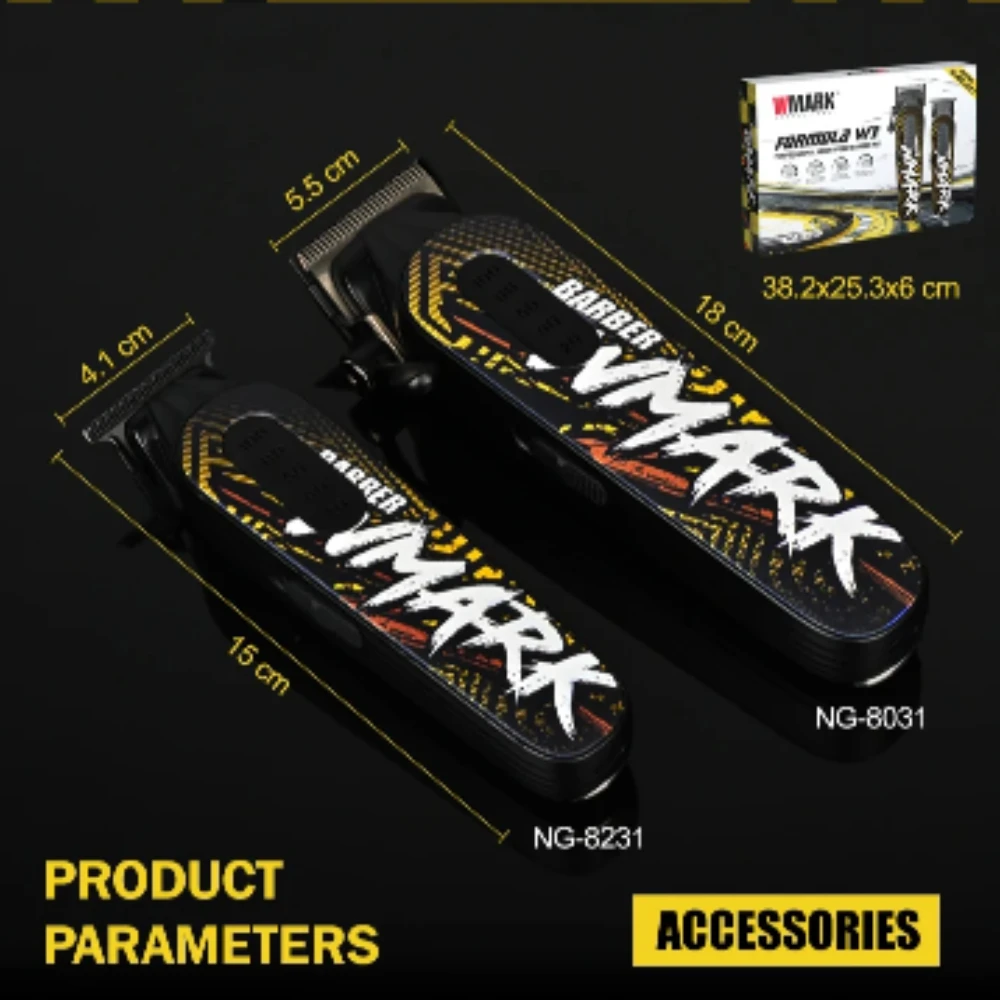 

Новые триммеры для волос WMARK NG-8631 KIT, мужская машинка для стрижки волос, электрические ножницы с гравировкой, 2 комплекта, машинка для стрижки волос USB Type-C