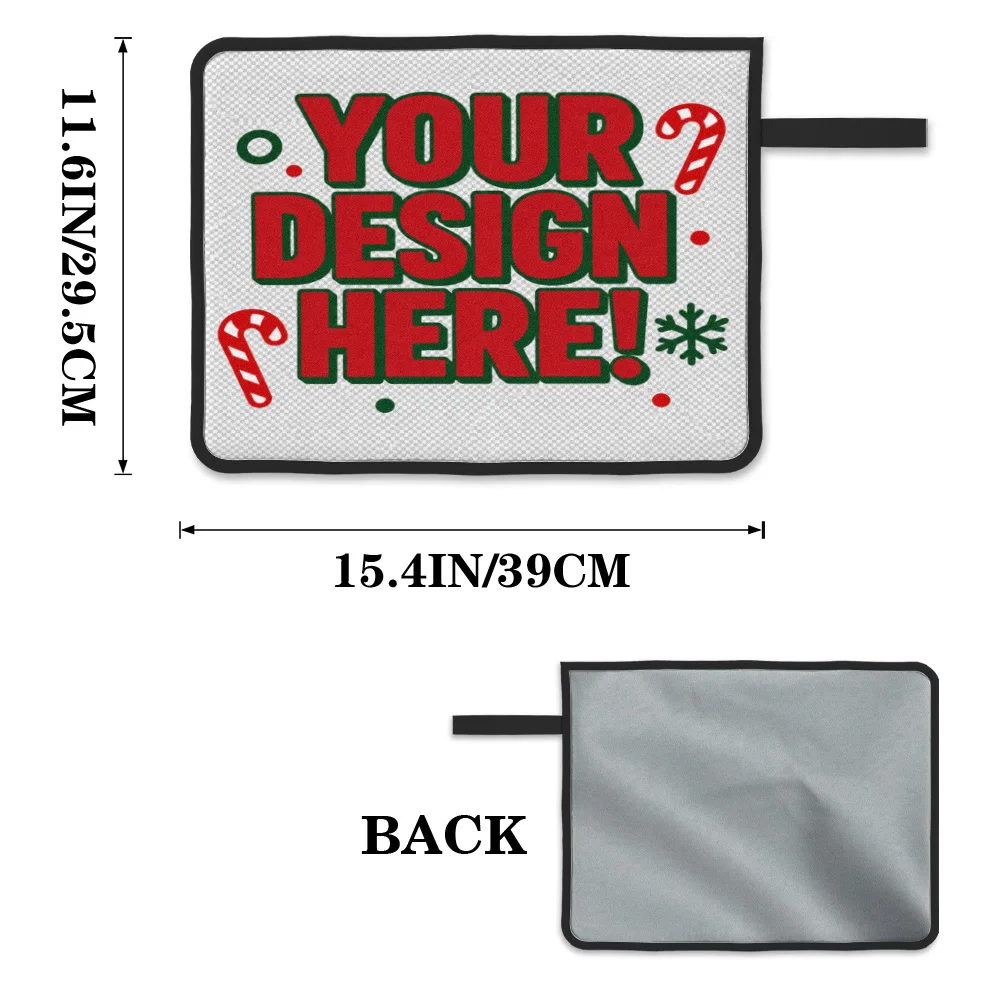 Custom Outdoor Seat Pad Cushion with Photo Logo Text Portable Cushion with Hooks for Camping Hiking Fishing Stadium Beach Picnic