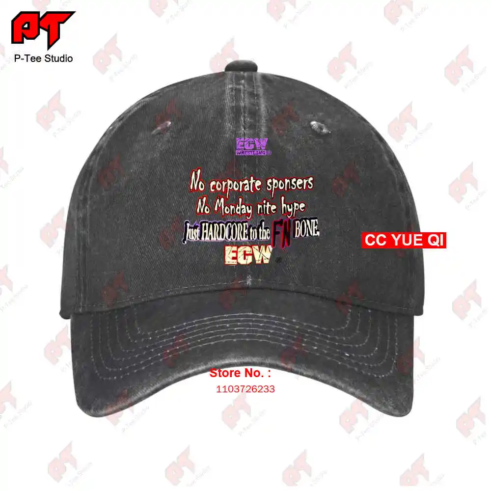 Ecw Hardcore Wrestling 90S Baseball Caps Truck Cap WBL2