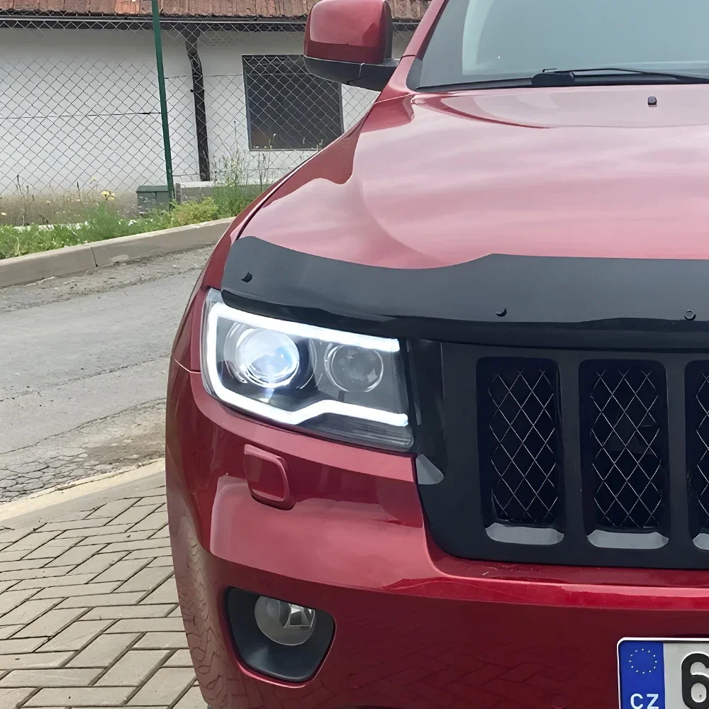 

Автомобильные передние фонари для Jeep Compass 2011-2016, светодиодные автоматические фары, обновленные высококачественные динамические мигающие линзы проектора, аксессуары