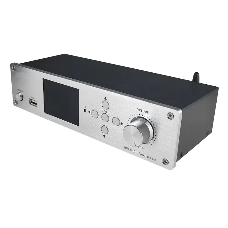 

NEW HDMI 5.1 Decoder 2.0 Switcher 2x1 Audio Extractor ARC SPDIF Optical Coaxial PC-USB AUX USB Flash Driver Input Audio DTS AC