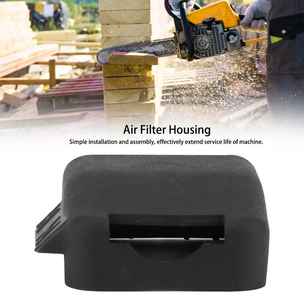 Durable ABS Air Filter Cover Black Easy Installation Filter Cover Kit Compact Air Cleaner Cover for STIHL FS85 FS85R FC75 FC85