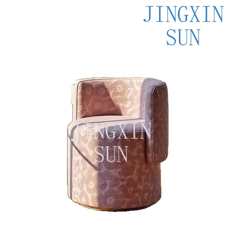 Customizable antique dressing stool light luxury high-end bedroom makeup chair retro rotating chair designer casual back chair